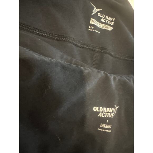 Old Navy Active black leggings Various types size Large LOT of 7 AS IS - Picture 4 of 7